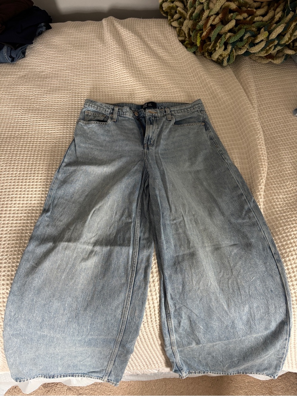 GAP Light Blue Wide Leg Flare Jeans